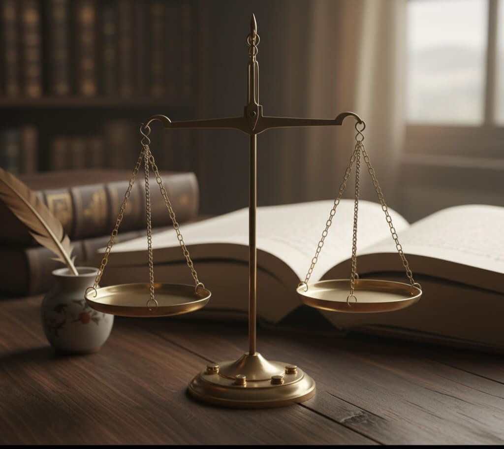 Ilustrasi keadilan dan amanah dalam kepemimpinan — simbol bahwa jabatan seharusnya diemban oleh yang berkompeten dan berintegritas.