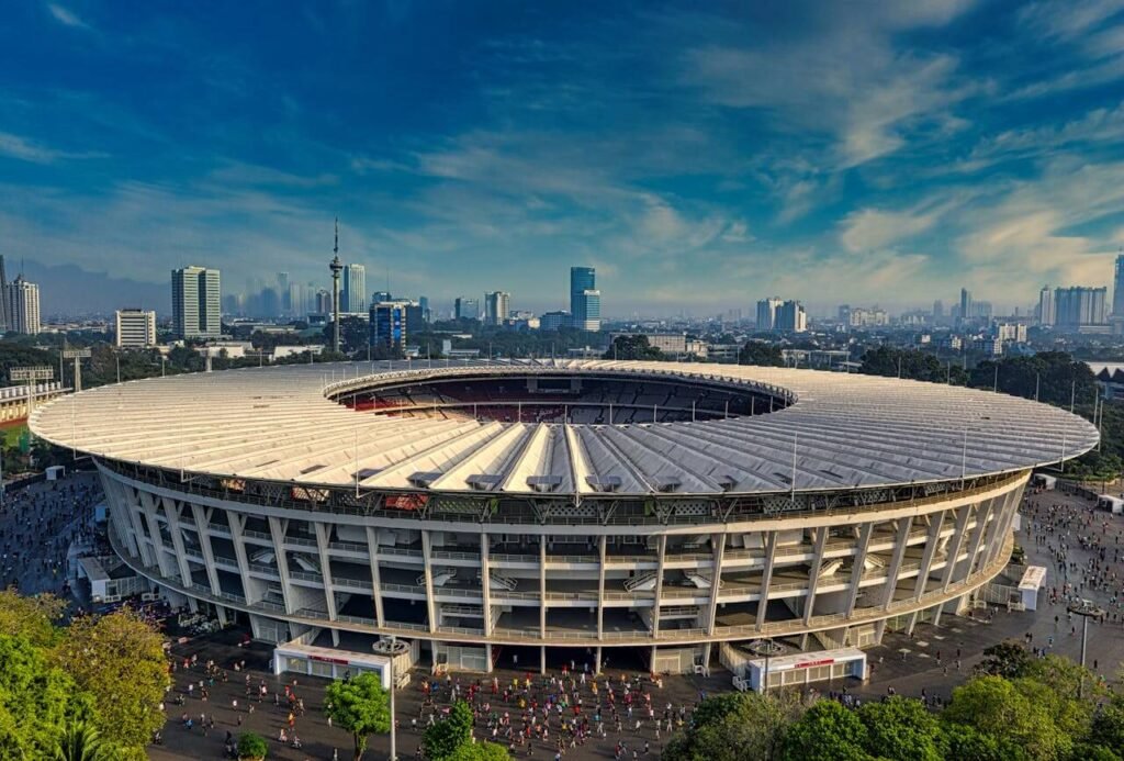 Stadion utama Gelora Bung Karno sebagai salah satu homebase indonesia di Piala AFF.